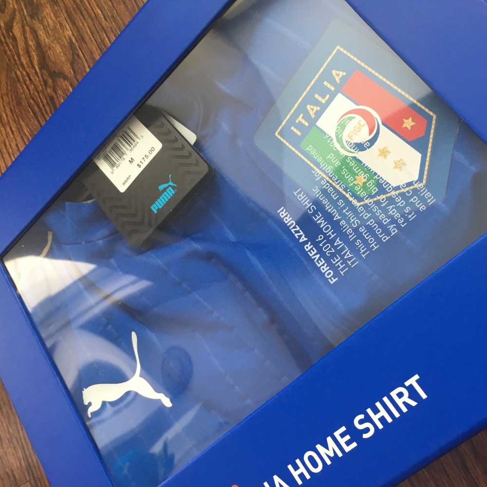 Puma 2016 Italy Home Jersey - Brand New in Box